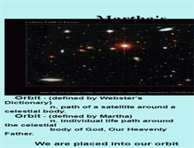 Tablet Screenshot of marthasorbit.com